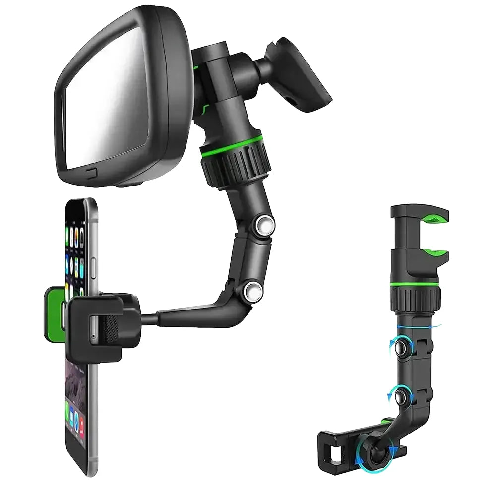 Rearview Mirror Phone Holder - Retractable — product view 1