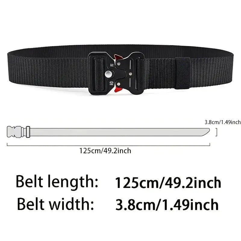 1Pc/2Pcs Versatile Men's Tactical Belts-Durable, Adjustable Design-For Outdoor Sports Enthusiasts，Pair with Jeans，For Men Women