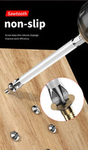 6 PCs Non-Slip Magnetic Electric Driver Screw Set High Hardness