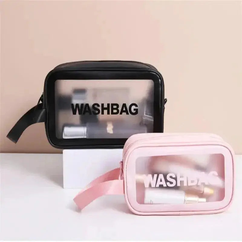 Clear Waterproof Travel Makeup Bag Beauty Organizer