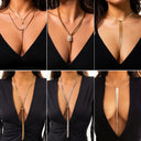 Adjustable Flat Snake Necklace For Women