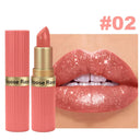 Velvet Matte Lipstick: Pearlescent Pink Glitter Pro