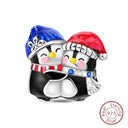 Sterling Silver Christmas Charm Santa