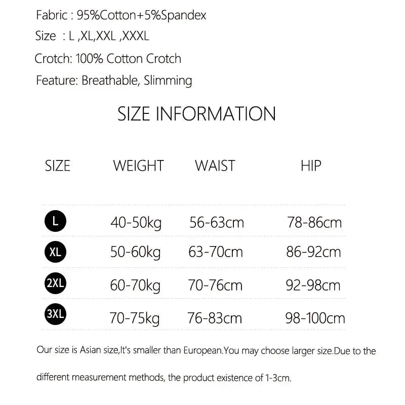 4 Piece High Waist Cotton Panties Set For Women Lingerie
