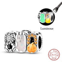 Halloween Charm Sterling Silver Luminous