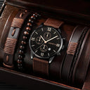 Sporty Nylon Watch Set: Stylish Set for Modern Men