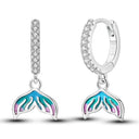 Sterling Silver Chameleon Dragonfly Butterfly