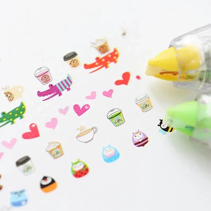 Animals Correction Tape Adorable Press Type Supply 6mm