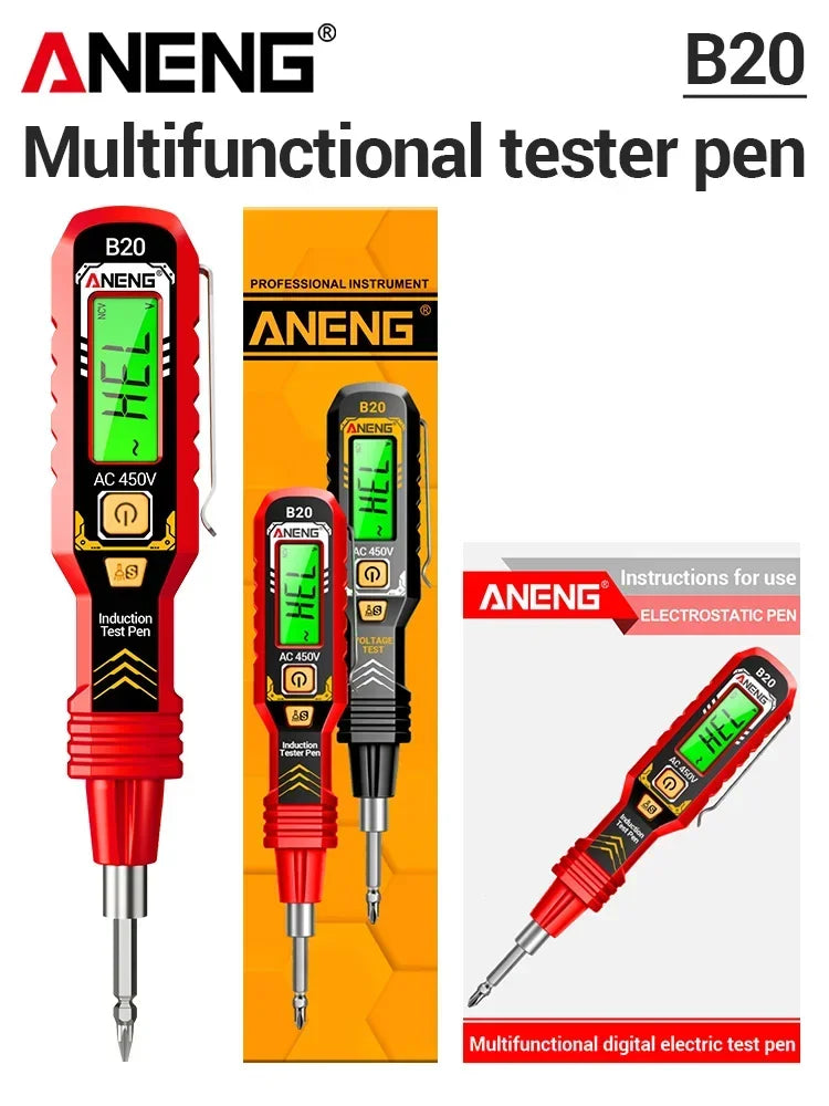 Dual-Use Screwdriver Voltage Tester Pen