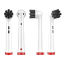 4PCS Dupont Bristle Electric Toothbrush Heads Whiten Teeth