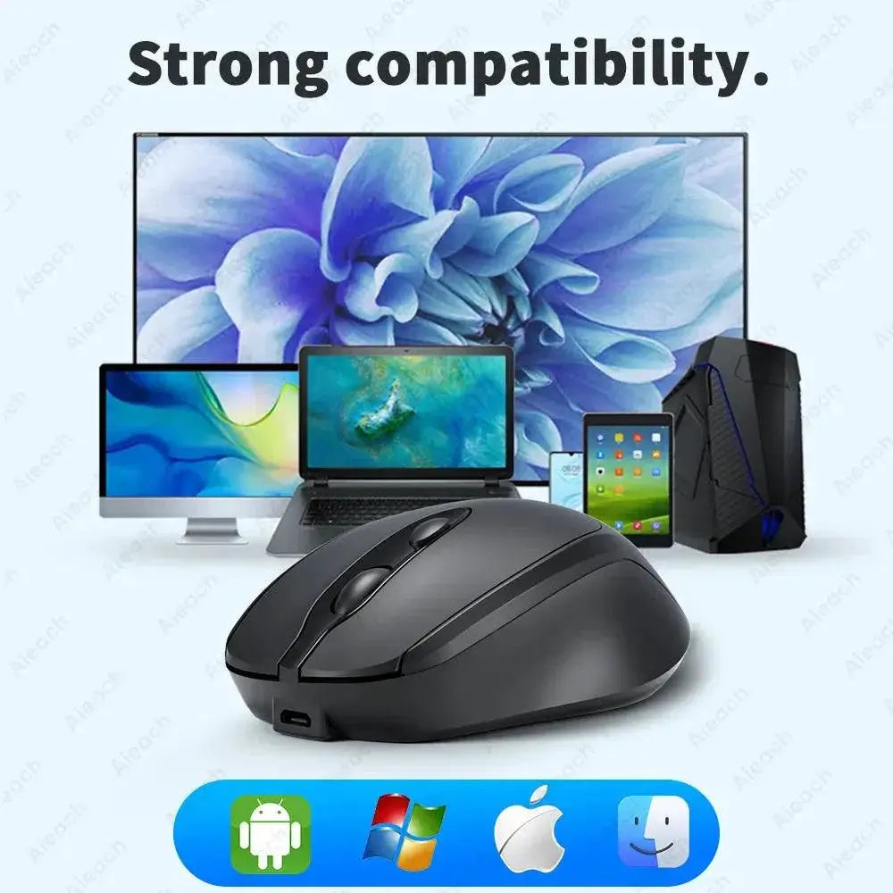 Aieach Bluetooth Mouse Silent Rechargeable Gamer for PC