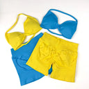 Seamless Yoga Set Women Quick Dry Push Up With Pad