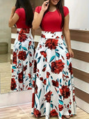 Breezy Floral Swing Dress for Women