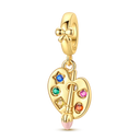 Pink Dance Shoes Charm Bead