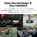 Clear 2.5K Dash Cam for Rideshare Pros