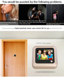 Discreet 2.4 Inch Hidden Peephole Viewer With 120 Degree Camera See Who Is There