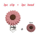 Kovict Silicone Beads Pacifier Clips Cartoon Animals Set