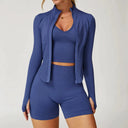 Yoga Set Seamless Fitness Suit Women 3 Piece