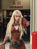 Dress for Women: Breathable Mesh Lace