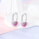 Silver Plated Hoop Earring Pendientes