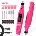 Nail Drill: Portable Professional Electric Nail Drill Machine Set
