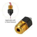 MK8 Precision PTFE Coated Nozzle Set Smooth 3D Kit