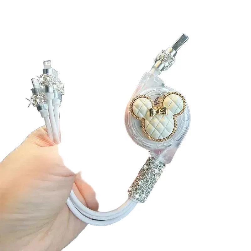 Fast Charge Cable for Multi-Device Use — purple