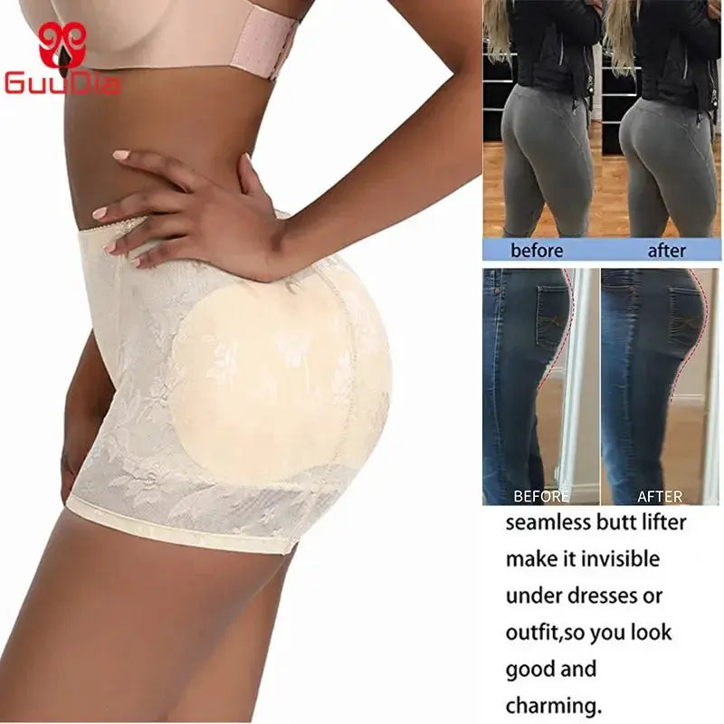 Guudia Lace Butt Lifter Shapewear Seamless Tummy Control