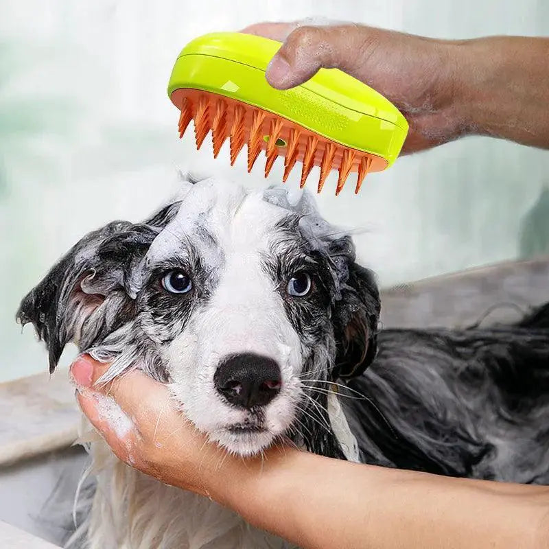 Pet Electric Spray Comb Massage Steamer Brush For Shedding