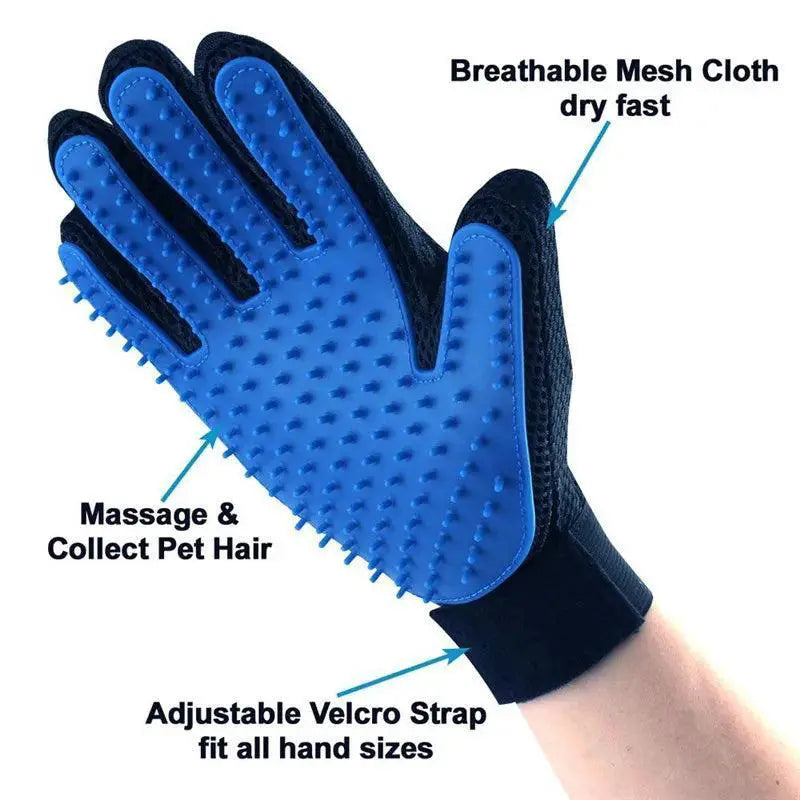 Fashion Silicone Pet Grooming Glove for Dogs and Cats