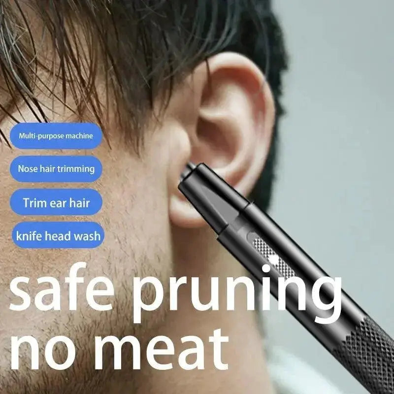 USB Rechargeable Nose Hair Trimmer Precision Grooming Tool