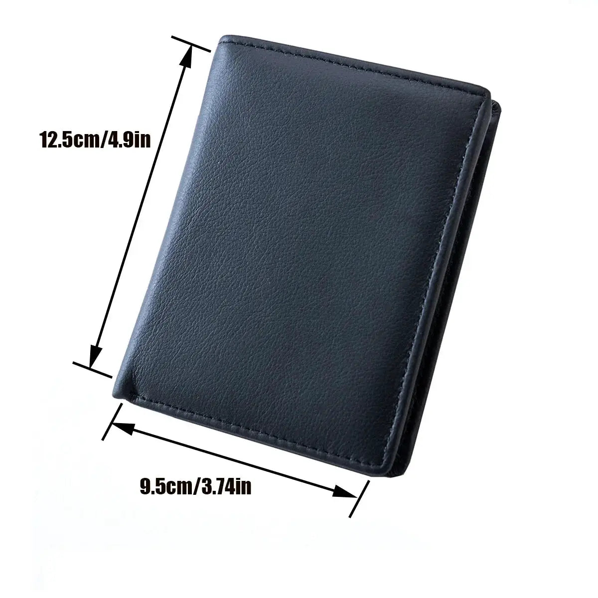 Men's Genuine Leather Wallet RFID Coin Purse For Men