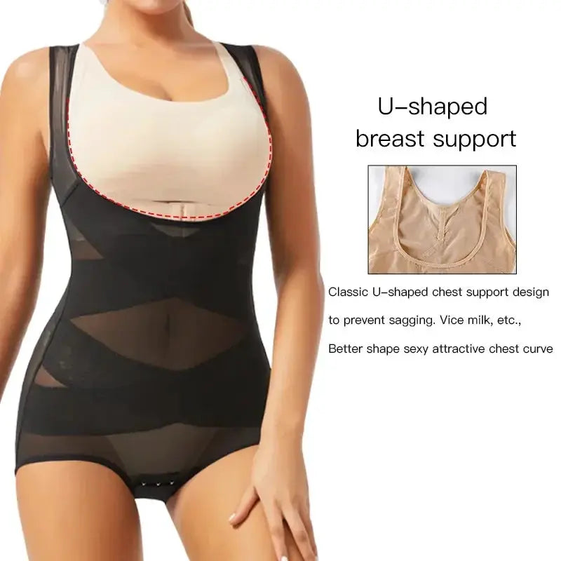 Seamless Womens Bodysuit Shaper Tummy Control And Butt Lift