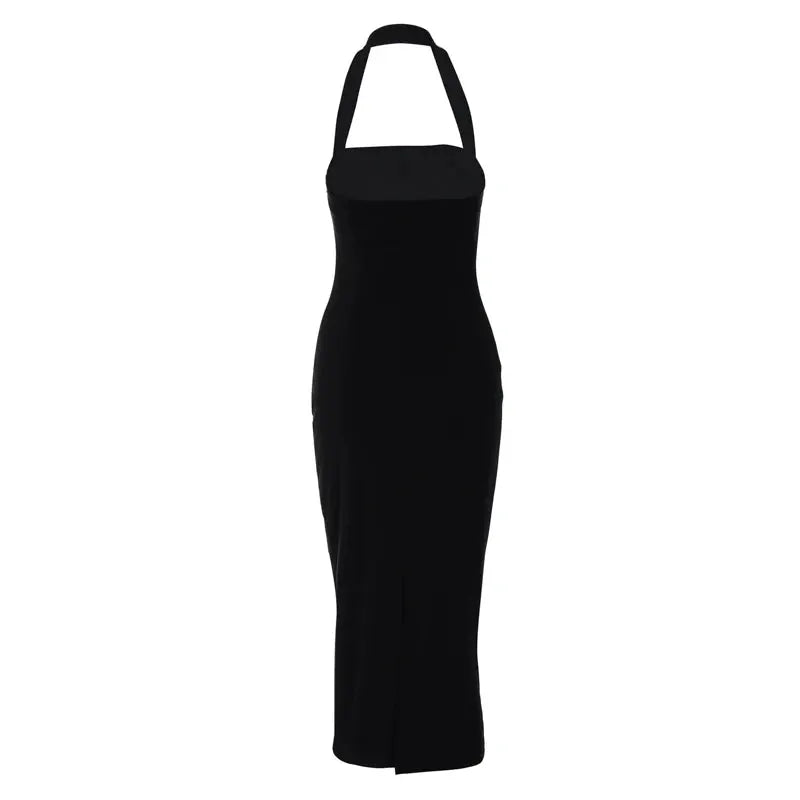 Flattering Halter Maxi Dress for Prom — product view 16