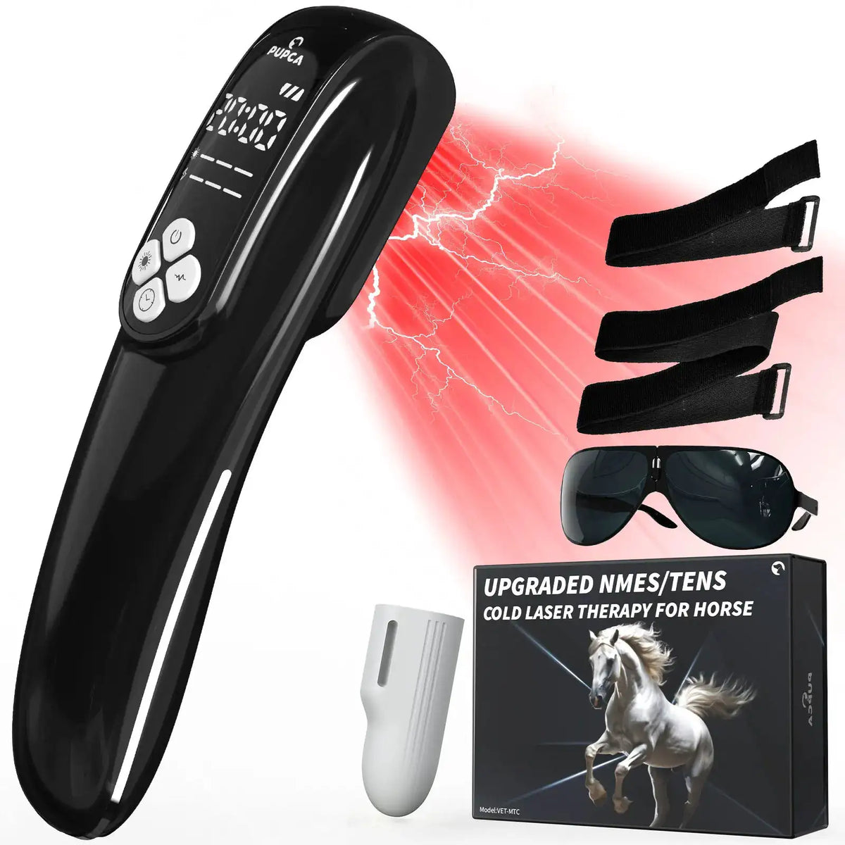 Laser Therapy Device for Horse Pets Humans Upgraded Red Light — product view 2
