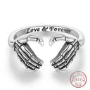 Adjustable Ring Sterling Silver Mermaid