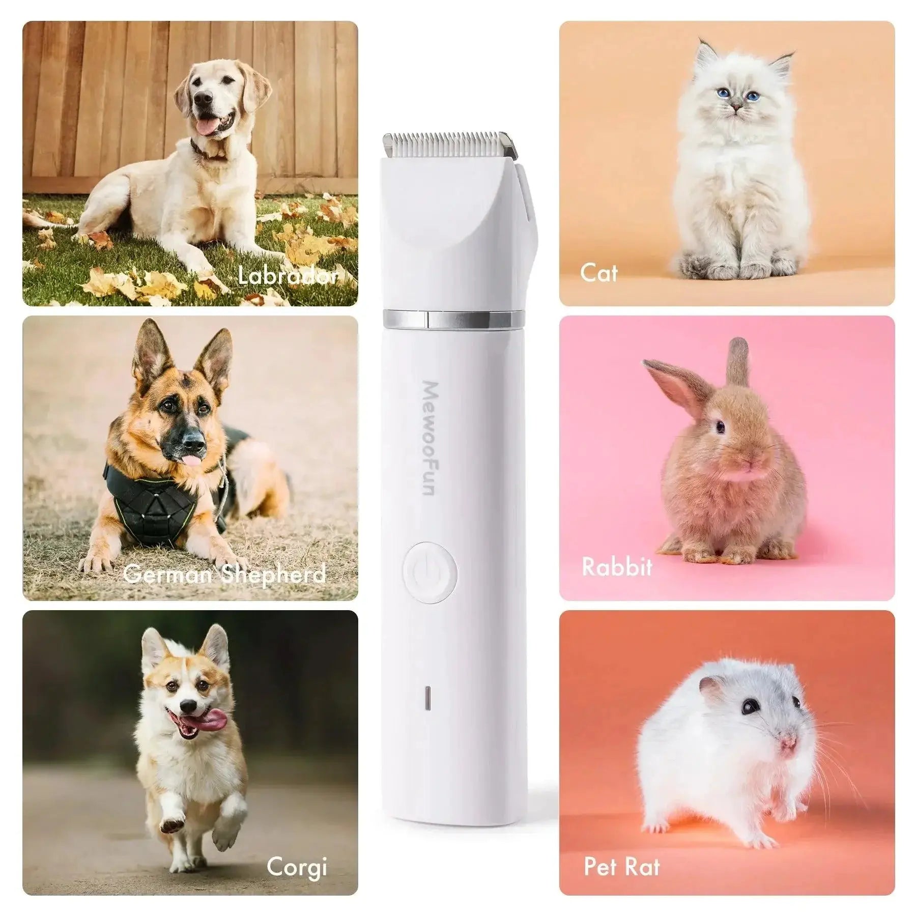 Mewoofun Professional Pet Grooming Kit For Dogs And Cats