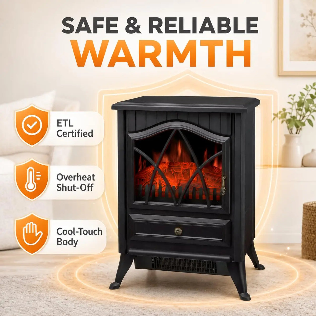Portable LED Room Heater