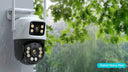 Smart Outdoor Camera 4K 8MP 360 Degree AI Tracking