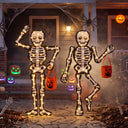 H Skeleton Lights Set Outdoor Halloween Decorations