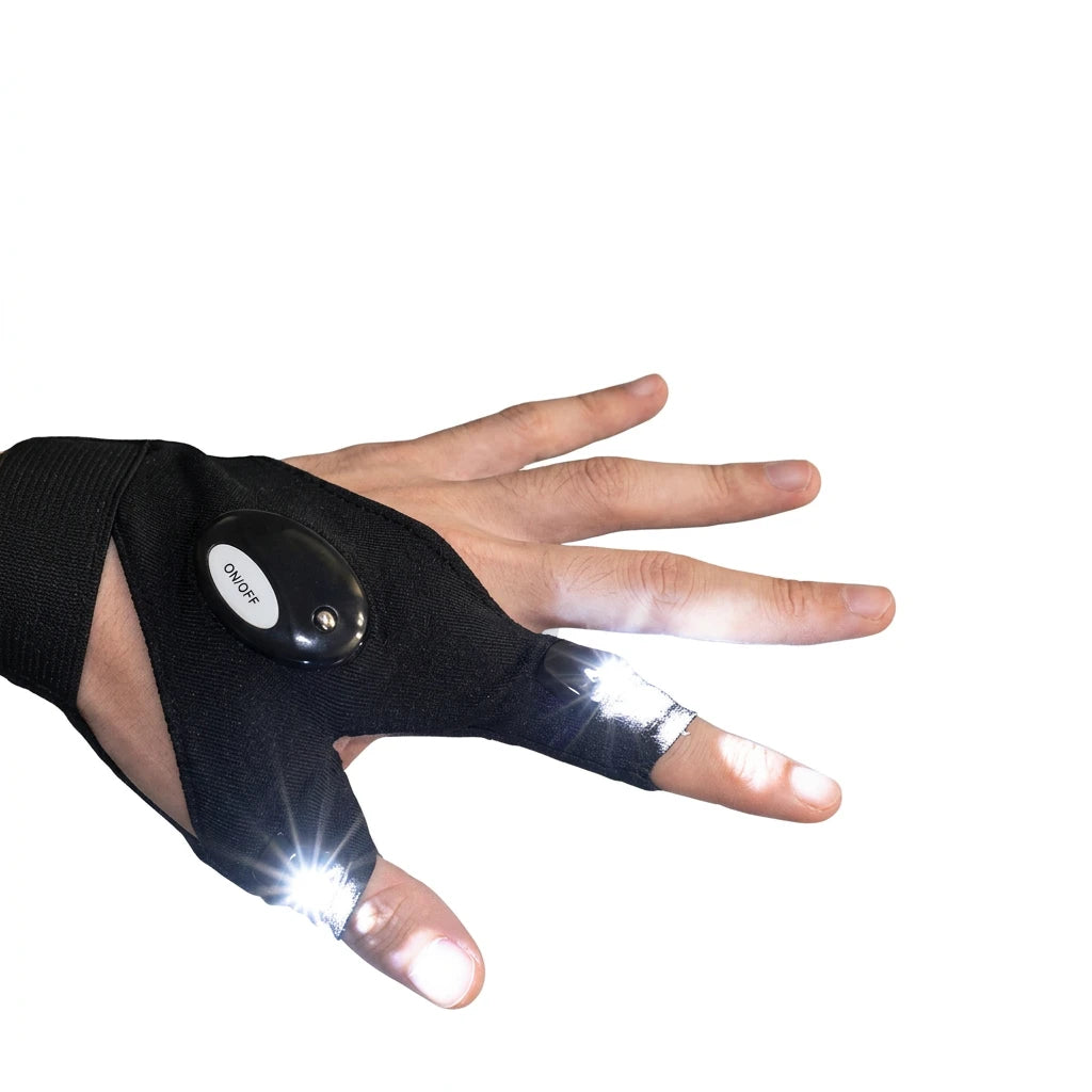 Illuminated Gloves for Night Fishing — product view 1