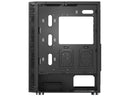 Montech Mesh, x x Fixed RGB Lighting Fans (Pre-Installed) ATX Mid-Tower PC Gaming Case, Door Open Tempered Glass Side Panel, High Airflow, Black