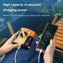 10000mAh Hanging Neck/Waist Fan USB Rechargeable Mini Fan