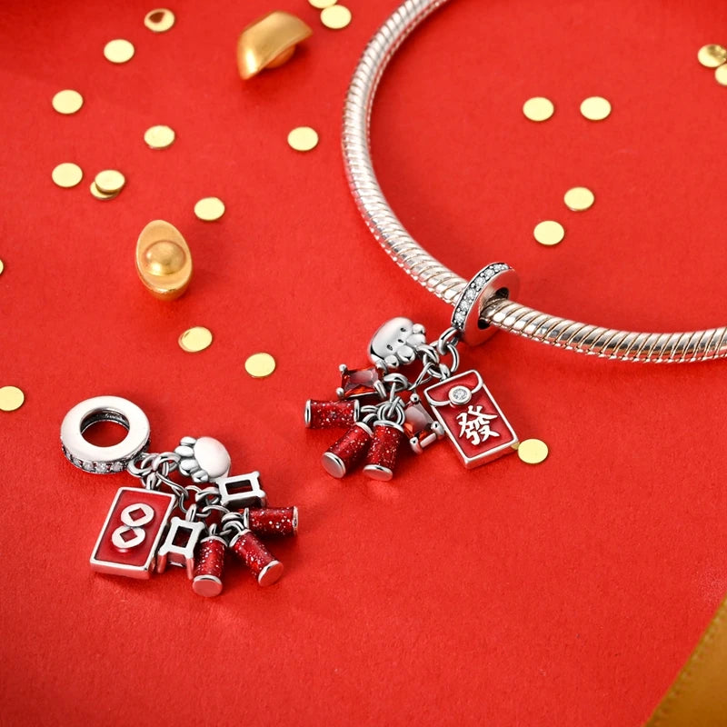 Sterling Silver Year Series Lucky