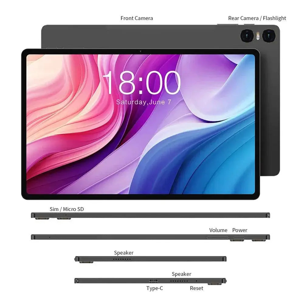 T40HD 10.4 Inch FHD Tablet 8GB RAM 128GB Android 13