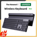 UGREEN Wireless Keyboard and Mouse Set with English Russian Keycaps