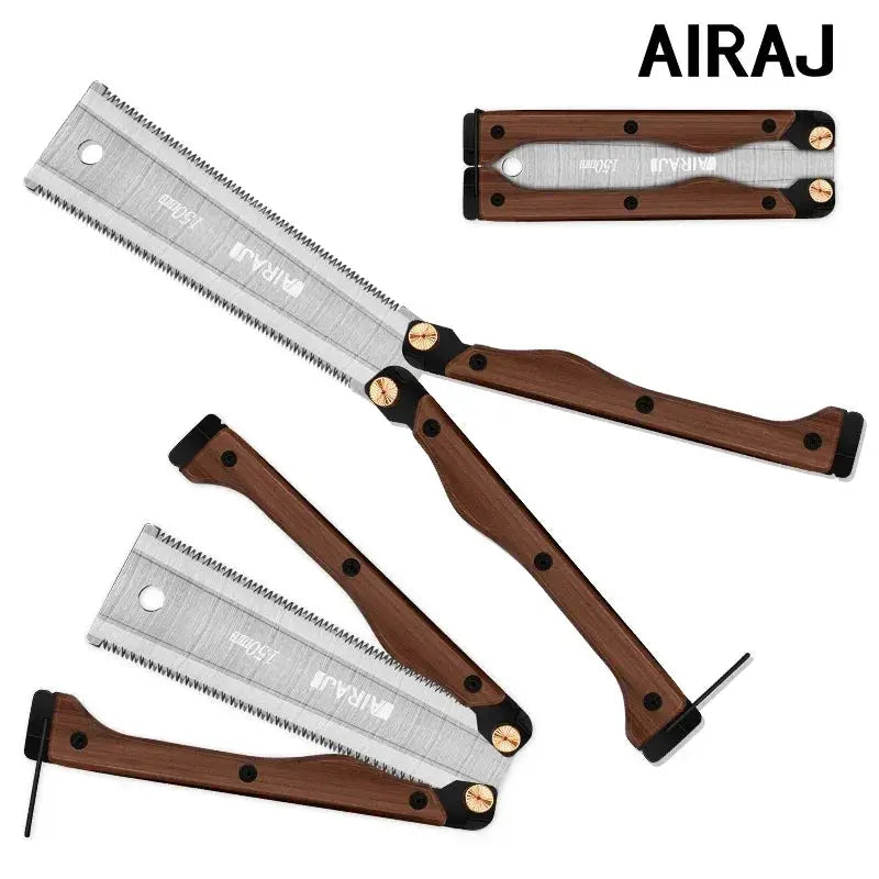 Airaj Double Sided Folding Saw Gardening Pruning Tool