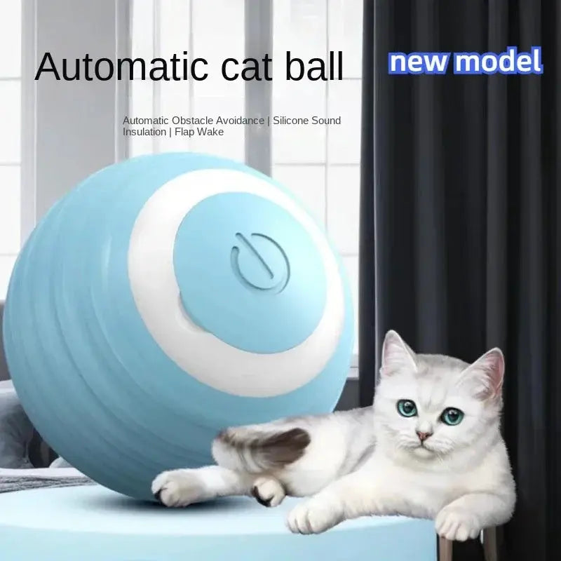 Automatic Moving Cat Toy Interactive Ball Rechargeable
