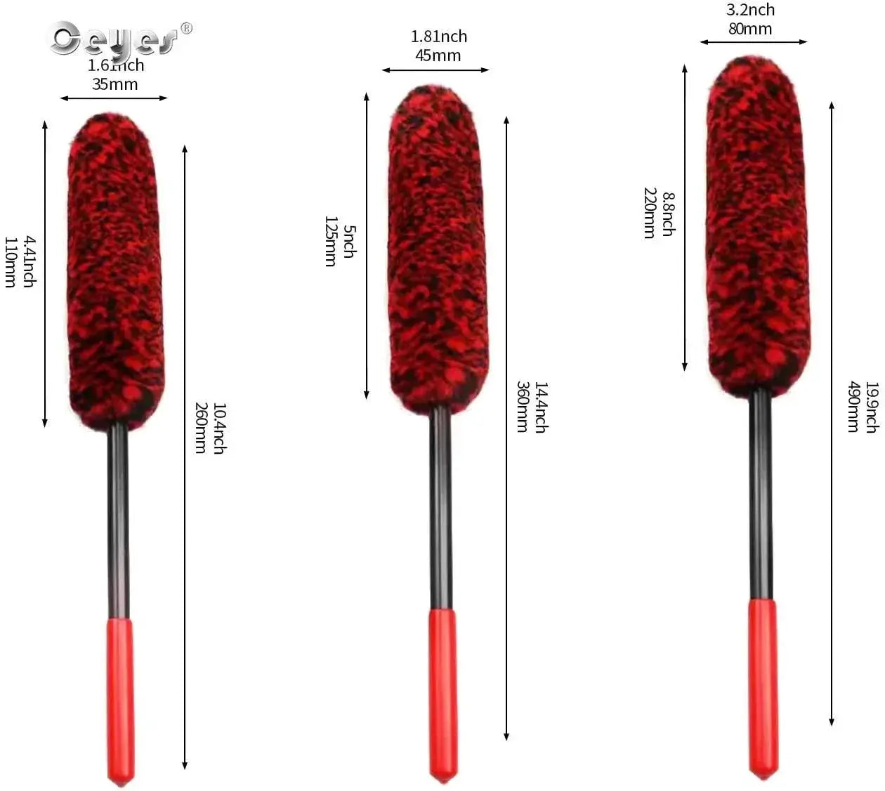 Car Wheel Woolies Plush Alloy Wheel Cleaning Brush Auto Care