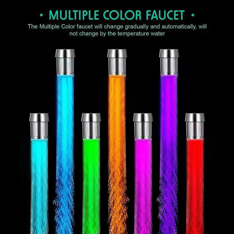 LED Color Changing Faucet Aerator Eco Friendly Water Saver